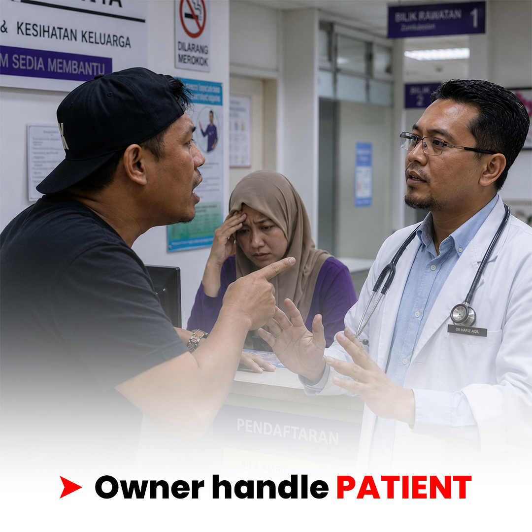 Owner handle patient